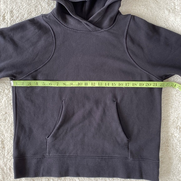 ❤️ Lululemon Loungeful Hoodie Black Size 8 - Picture 4 of 9